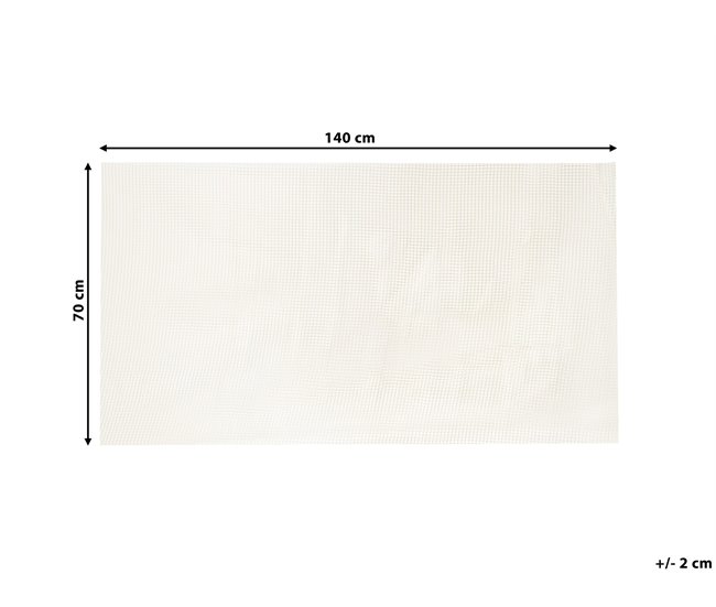 Beliani Alfombra antideslizante BALAD 70x140 Branco