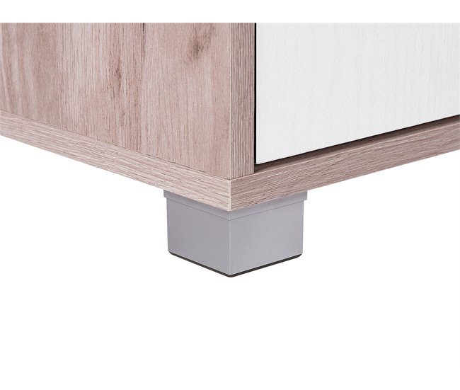 Beliani Mesa de TV LINCOLN Castanho
