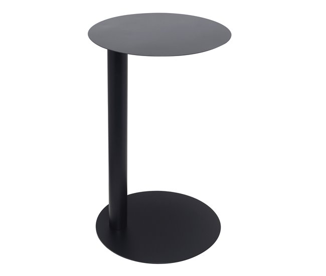 Mini mesa metálica CLEO 57x35cm Preto