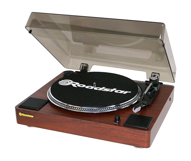 Gira-Discos Roadstar TT-260SPK Madeira