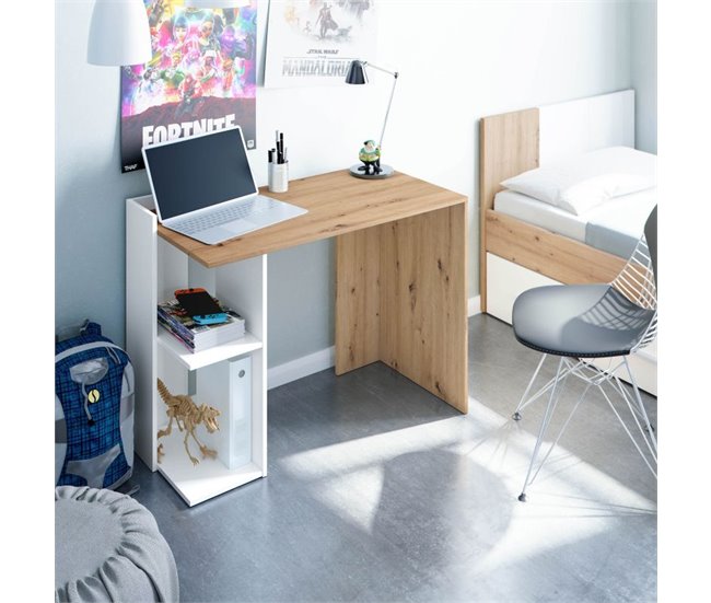 Mesa de escrita Kenya Carvalho Cinza