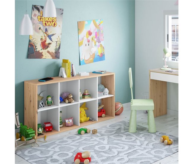 Prateleira Noa Carvalho Cinza