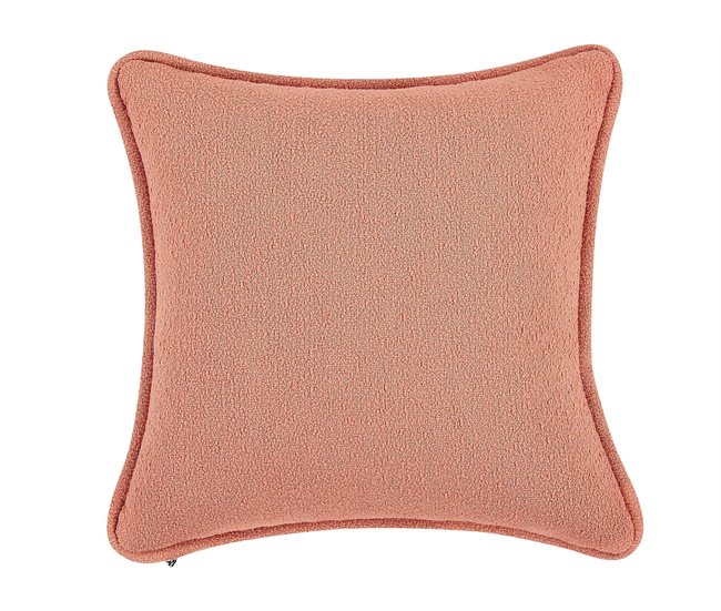 Beliani Chaise longue à esquerda Bouclé CHEVANNES Cinza Escuro
