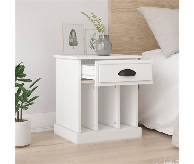 Soluna Home - Mesitas De Noche Verónica Paz 2 peças 43 Branco