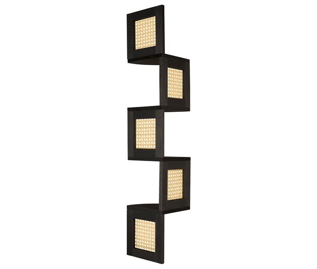 Beliani Estante ALDER 19 Preto