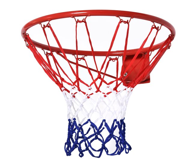Cesta de Basquetebol Metal e Nylon HOMCOM Multicor
