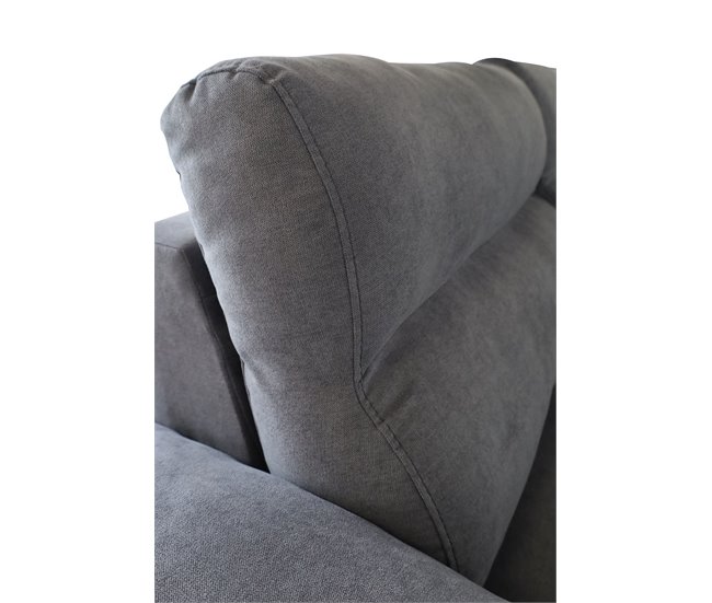 Sofá de canto KENDAL com cama e arca Cinza