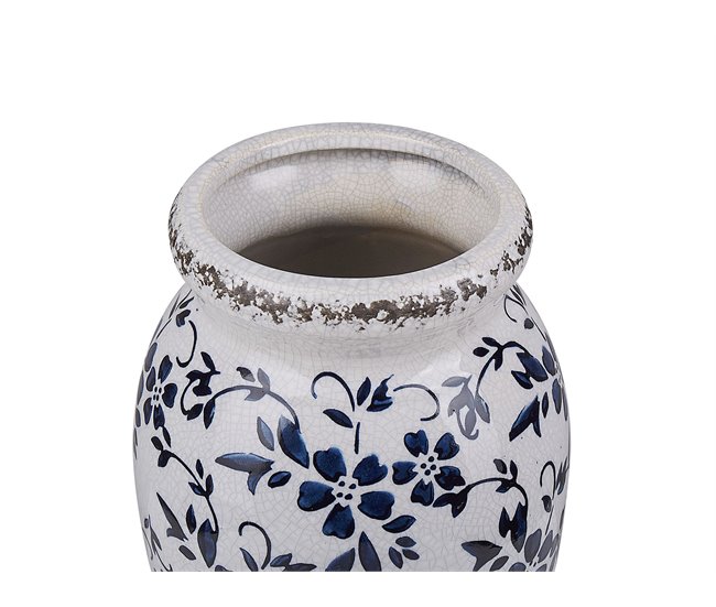 Beliani Jarrón para flores AMIDA Branco