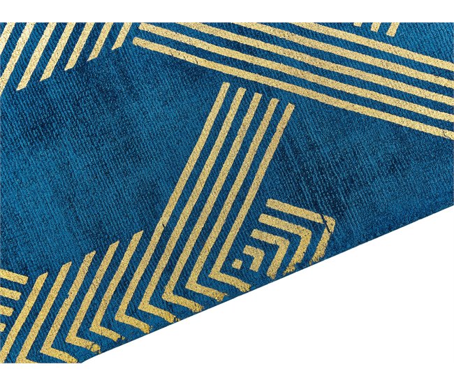 Beliani Pelos curtos VEKSE Azul