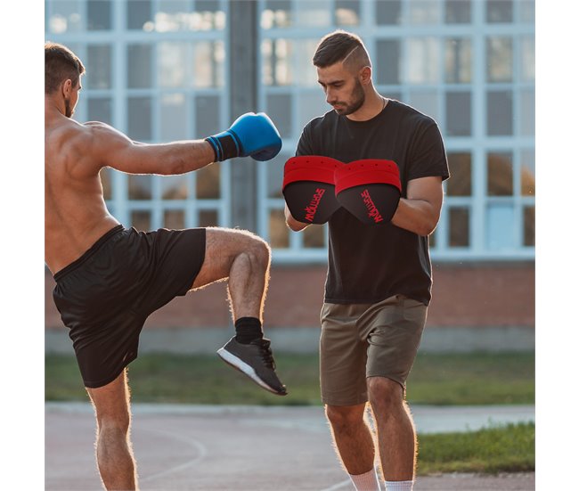 Plastrons de Boxe PU, EVA, nylon e PP SPORTNOW Vermelho