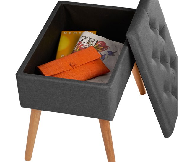 Banco de jardim 51x37 Cinza Escuro