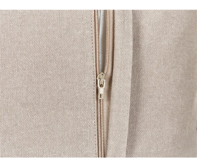 Beliani Almofada decorativa MAZZAELLA Cinza Escuro
