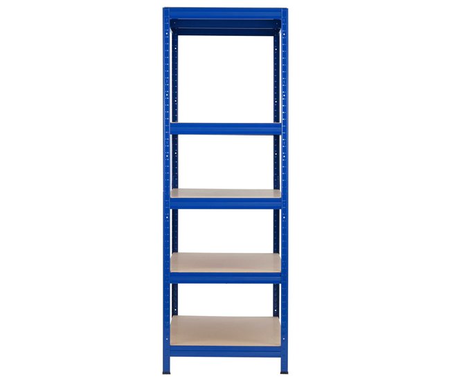 Pack 2 Prateleiras Modulares com 5 Prateleiras Ajustáveis ​​O91 Azul