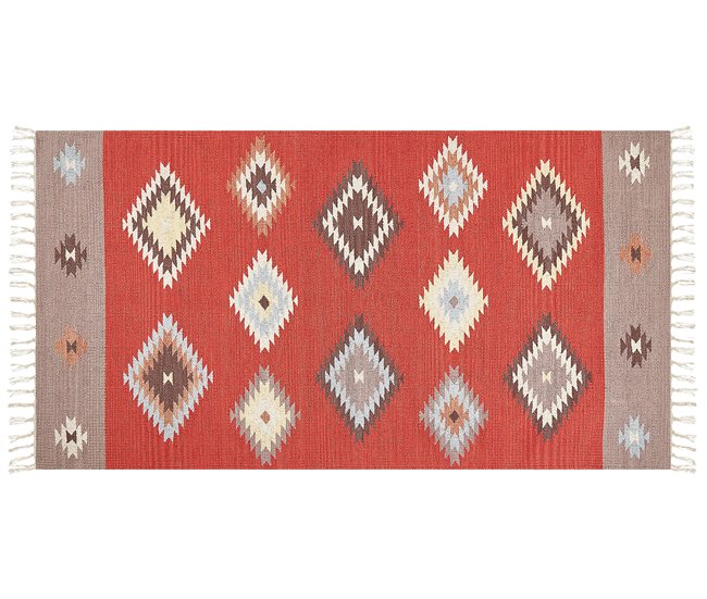 Beliani Kilim LORUT 80x150 Multicor
