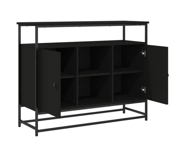 Aparador buffet cómoda armario mueble organizador cocina salón salón Preto