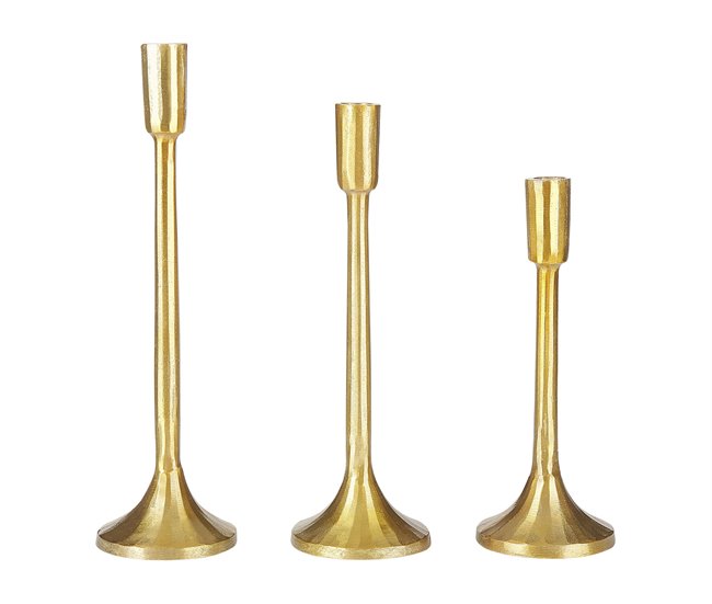 Beliani Candelabro ZIMBABWE Dourado
