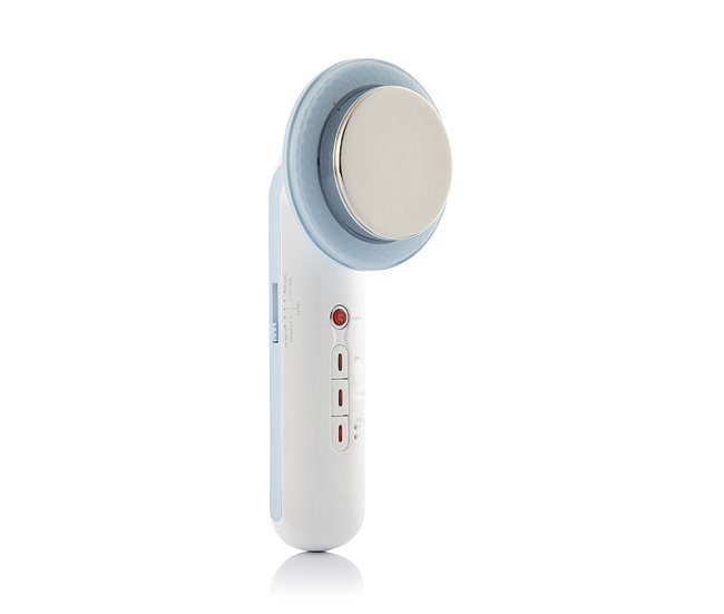 Aparelho de Massagem Anticelulítico por Cavitação Ultrassónica com Infravermelhos e Eletroestimulação 3 em 1 Branco