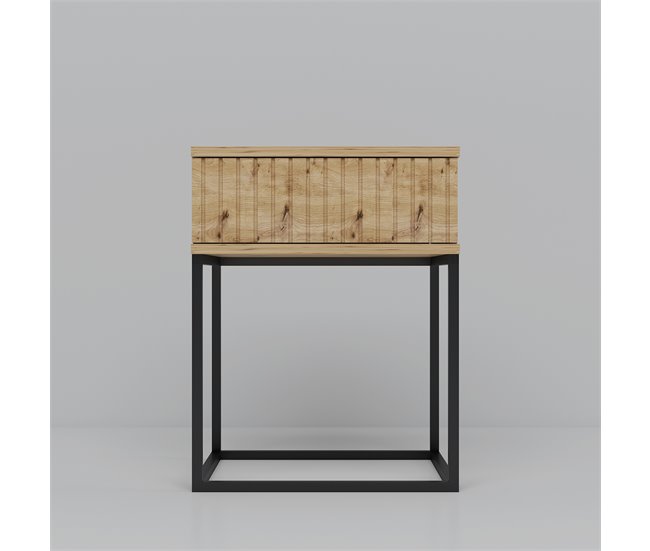 Mesa de centro STYLE 40cm com uma gaveta Carvalho