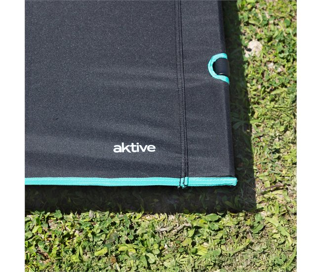 Aktive Cama de acampamento dobrável com bolsa de transporte Azul