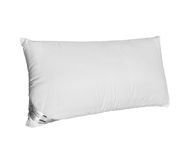 Almofada Moshy Glitter Algodão e Poliéster 105x35 Branco