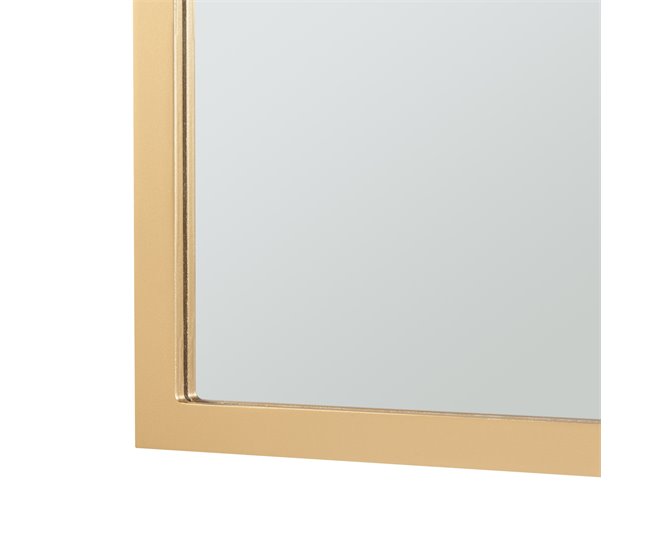 [en.casa] Espelho de parede Hämeenkyrö design atrativo MDF 60x2 Dourado