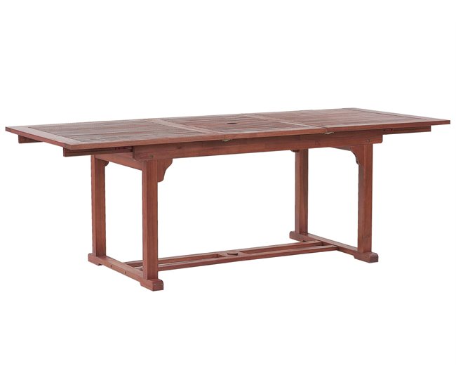 Beliani Mesa extensível TOSCANA Vermelho