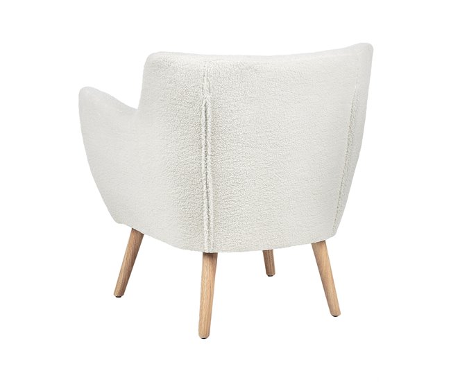 Beliani Poltrona de leitura DRAMMEN Branco