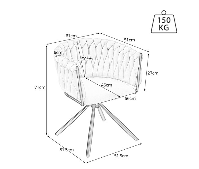 Cadeiras de jantar Cinza