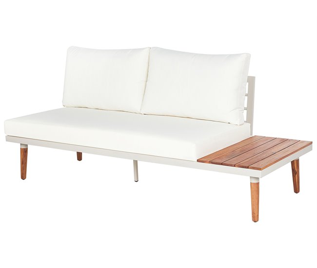 Beliani Conjunto lounge CORATO Cinza Escuro