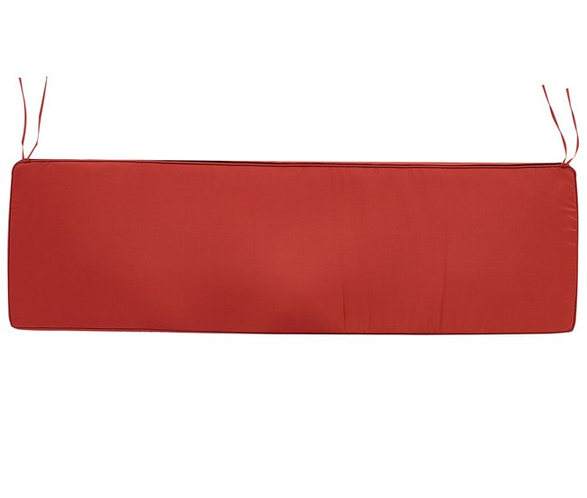 Beliani Almofada de assento para exterior VIVARA Vermelho