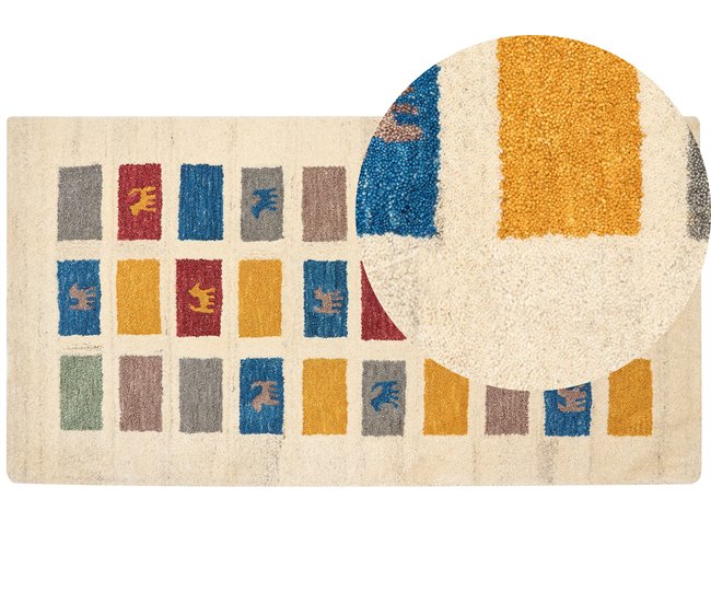 Beliani Pelos curtos MURATLI 80x150 Multicor