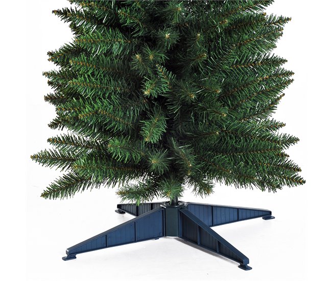 Árvore de Natal PVC, metal e plástico HOMCOM, casa - natal Verde