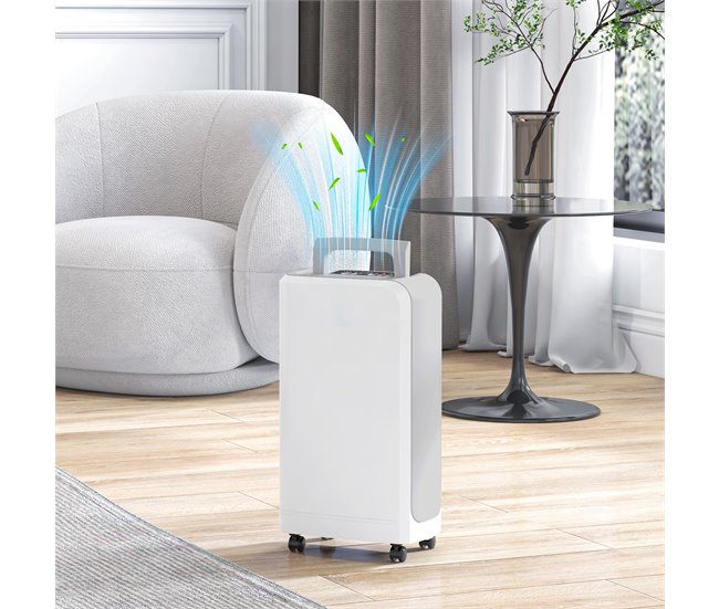 Desumidificador de Ar ABS HOMCOM Branco