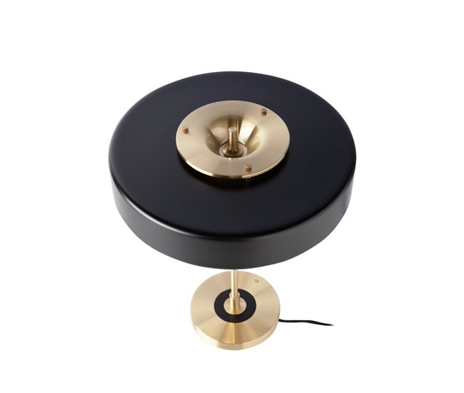 ANGEL CERDA Candeeiro de mesa em alumínio dourado e alumínio preto Dourado