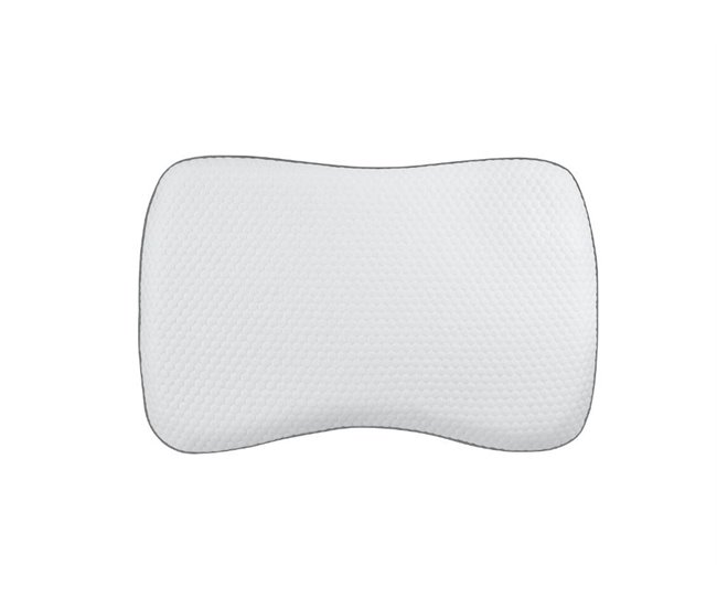 Almofada Ergonômica Antiácaros Relax Branco/ Preto