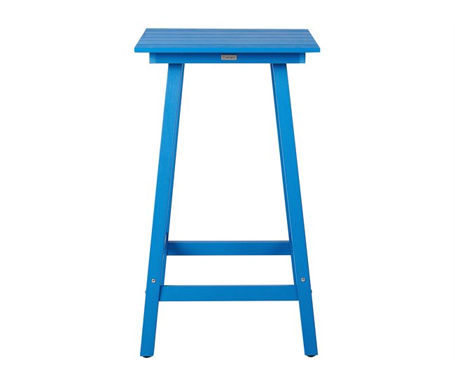 Beliani Mesa de bar ADIRONDACK 59x59 Azul