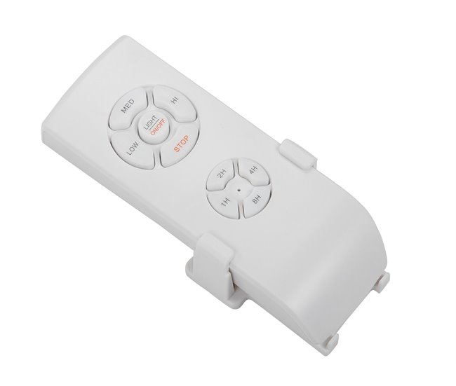 Beliani Lâmpada de teto com ventilador IBAR Transparente