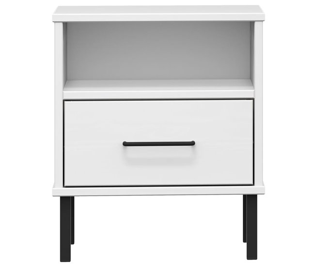 Soluna Home - Mesitas De Noche Mjolda 40 Branco