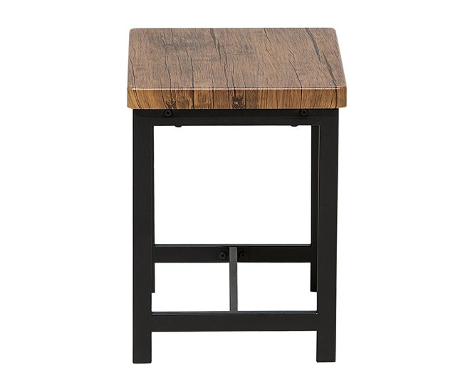 Beliani Conjunto de comedor ARLINGTON Preto