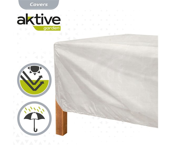 Tampa protetora de mesa Aktive Garden Branco
