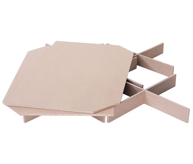 Beliani Cama de água Poliéster PARIS 195x228 Cinza