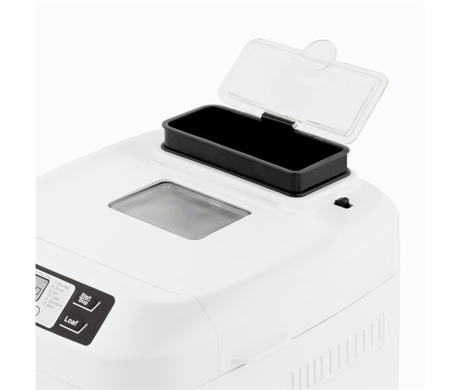Máquina de fazer pão Bake340 H.koenig Branco/cinza