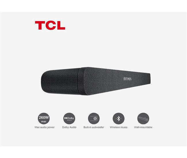 Barra de som de cor preto TCL TS8111 Preto