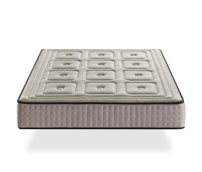 Colchão de molas ensacadas ORGANIC NATURA, 100% algodão e linho 