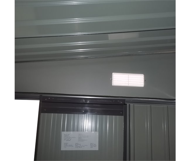 Abrigo de Armazenamento Aço Outsunny Cinza