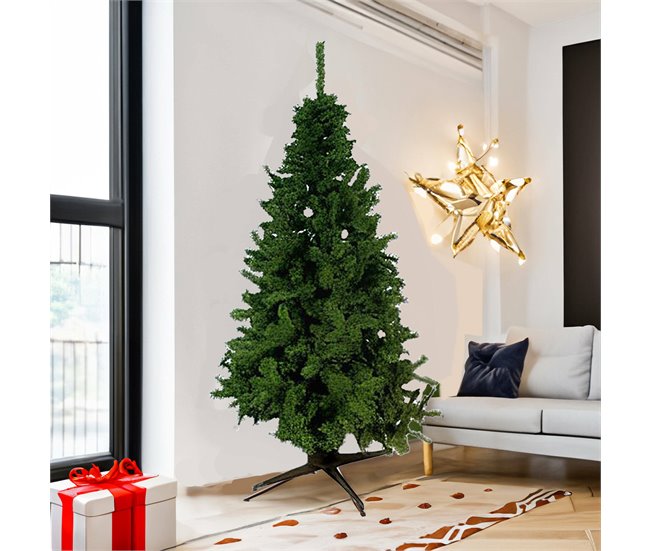 Árvore de Natal de efeitos reais Verde/ Cinza