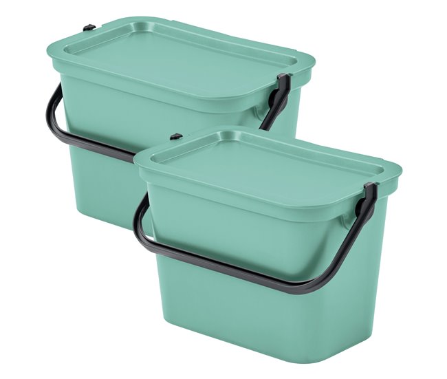 Recipientes para reciclagem Branco