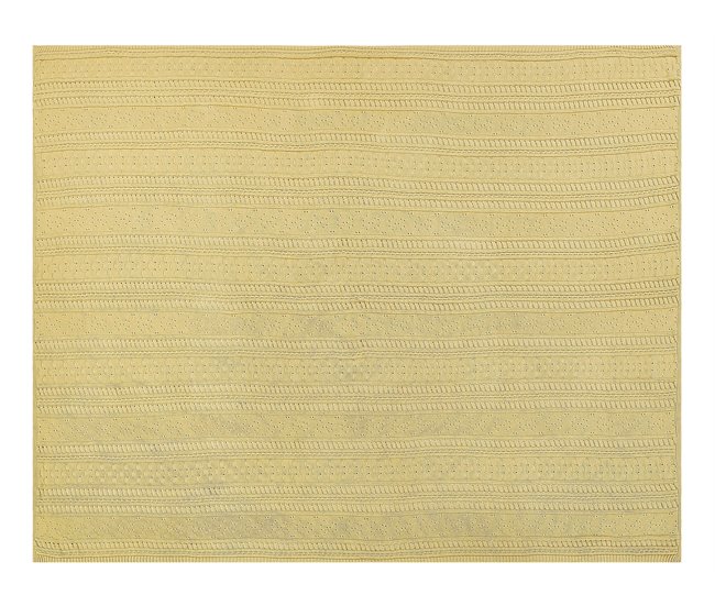 Beliani Cobertor DAULET Amarelo