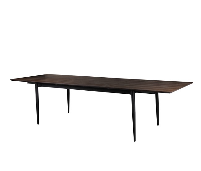 Mesa de jantar extensível OLYMPIA castanha Castanho