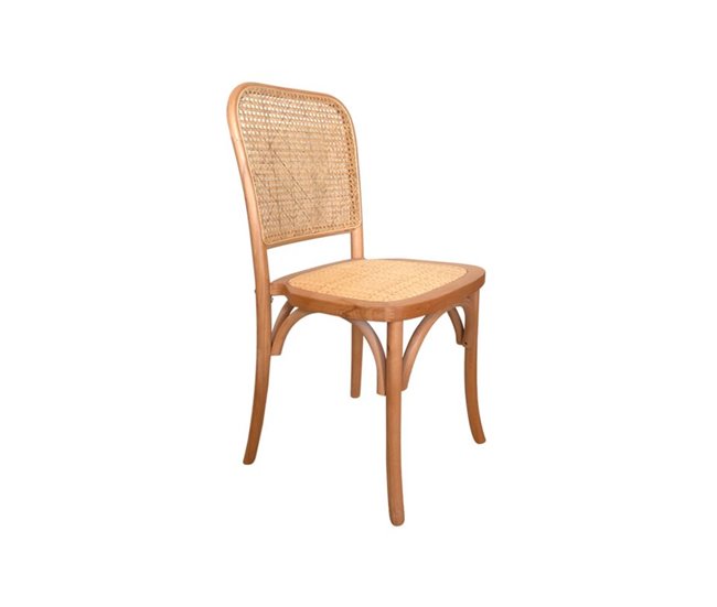  Conjunto de 2 cadeiras de jantar Toscana Castanho